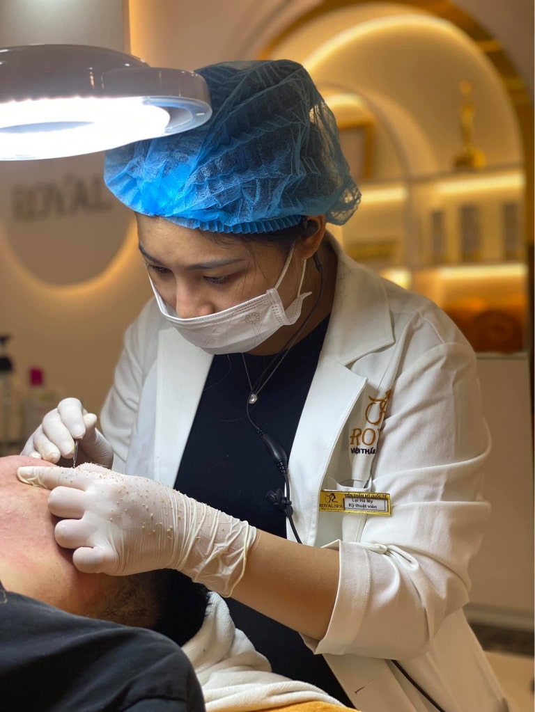 Nốt mụn được xử lý triệt để và hết nhân